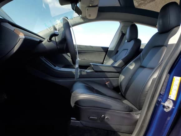 2021 Tesla Model Y Long Range with VIN 5YJYGAEE8MF174415, listed as a Copart auction lot 89557375 with 55,722 mi miles and Salvage title. Bid and sale history available at DreamBid. Image 7.