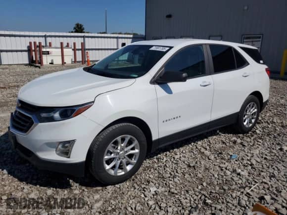 2020 Chevrolet Equinox LS z VIN 2GNAX5EV7L6200121, wystawiony jako Copart lot #71991785 z przebiegiem 78 189 mil mil oraz Szkoda całkowita • Salvage title. Historia ofert i sprzedaży dostępna na DreamBid. Obrazek 1.