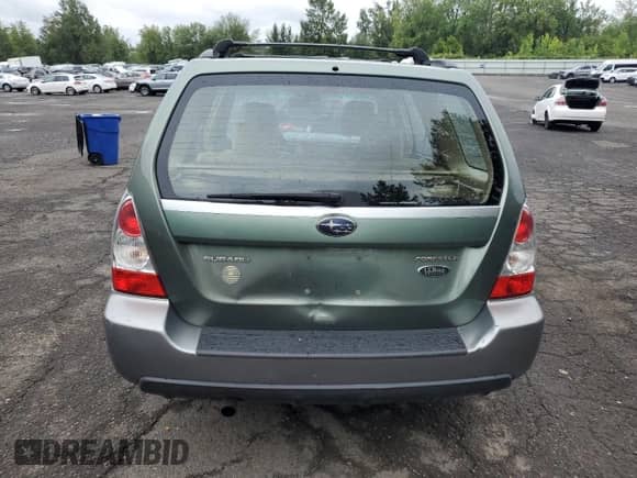 2007 Subaru Forester X L.L. Bean with VIN JF1SG67647H707556, listed as a Copart auction lot 66952605 with 156,710 mi miles and Salvage title. Bid and sale history available at DreamBid. Image 6.