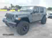 2022 Jeep Wrangler Unlimited Rubicon with VIN 1C4JJXR62NW189370, listed as a IAAI auction lot 43107100 with 38,277 mi miles and . Bid and sale history available at DreamBid. Image 2.