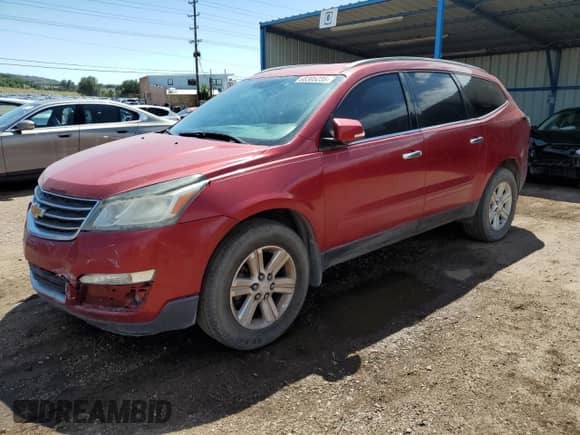 2013 Chevrolet Traverse LT z VIN 1GNKRGKD1DJ242472, wystawiony jako Copart lot #68305235 z przebiegiem 161 980 mil mil oraz Szkoda całkowita • Salvage title. Historia ofert i sprzedaży dostępna na DreamBid. Obrazek 1.