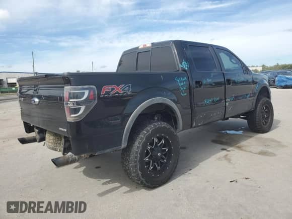 2014 Ford F-150 FX4 with VIN 1FTFW1EF4EKD50609, listed as a Copart auction lot 81658355 with 202,559 mi miles and Salvage title. Bid and sale history available at DreamBid. Image 3.