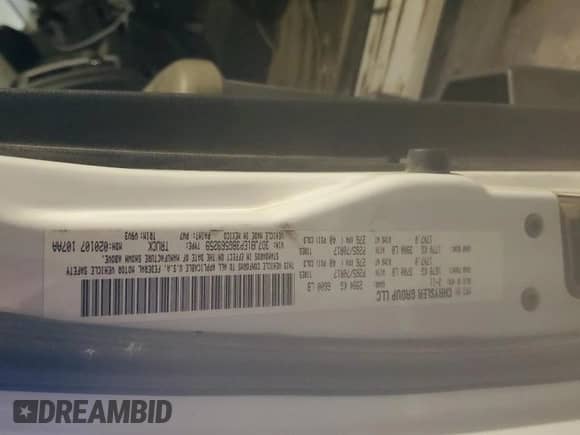 2011 Ram 1500 ST с VIN 3D7JB1EP3BG569259, выставлен на аукционе Copart как лот 85010744 с пробегом Не указан миль и Списание • Salvage title. История ставок и продаж доступна на DreamBid. Изображение 12.