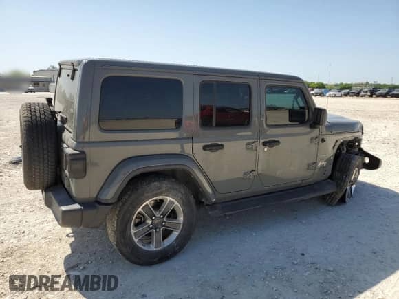 2022 Jeep Wrangler Unlimited Sahara с VIN 1C4HJXEG8NW164969, выставлен на аукционе Copart как лот 52241645 с пробегом 64 263 миль миль и Списание • Salvage title. История ставок и продаж доступна на DreamBid. Изображение 3.