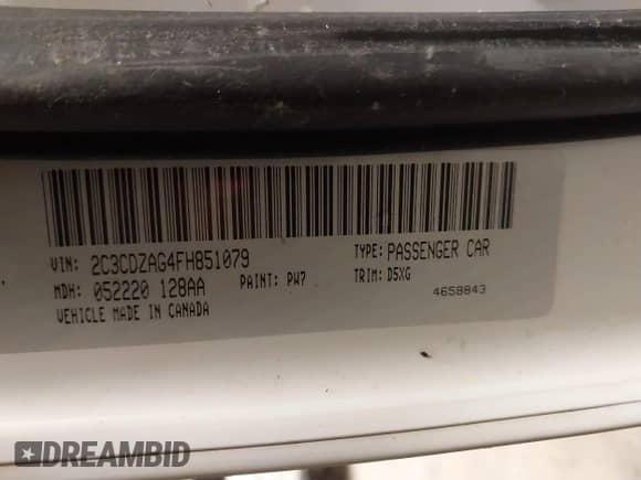 2015 Dodge Challenger SXT с VIN 2C3CDZAG4FH851079, выставлен на аукционе IAAI как лот 41704527 с пробегом 113 024 миль миль и . История ставок и продаж доступна на DreamBid. Изображение 9.