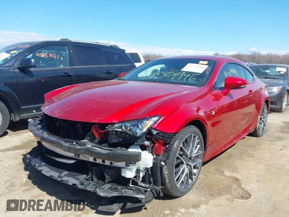 2015 Lexus RC 350 F Sport z VIN JTHSE5BC7F5004605, wystawiony jako IAAI lot #41730394 z przebiegiem 68 713 mil mil oraz . Historia ofert i sprzedaży dostępna na DreamBid. Obrazek 2.