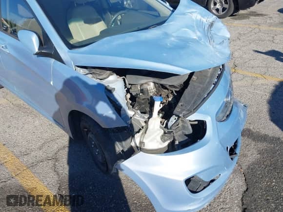 2012 Hyundai Accent GLS with VIN KMHCT4AE6CU216272, listed as a IAAI auction lot 43483064 with 143,379 mi miles and . Bid and sale history available at DreamBid. Image 6.