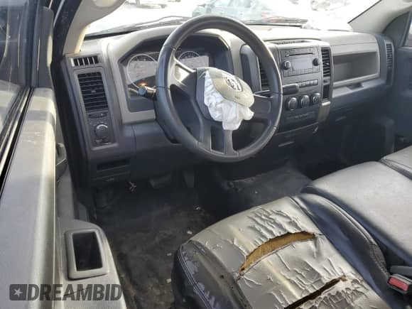 2012 Ram 1500 ST with VIN 3C6JD6AK1CG185811, listed as a Copart auction lot 88538965 with 211,560 mi miles and Salvage title. Bid and sale history available at DreamBid. Image 8.