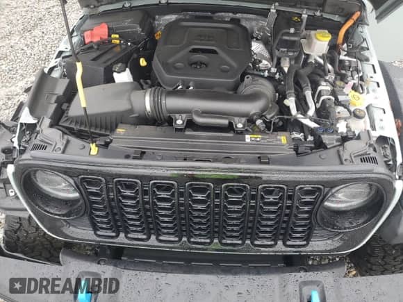 2024 Jeep Wrangler Willys с VIN 1C4RJXN64RW194178, выставлен на аукционе Copart как лот 66897905 с пробегом 10 616 миль миль и Списание • Salvage title. История ставок и продаж доступна на DreamBid. Изображение 11.