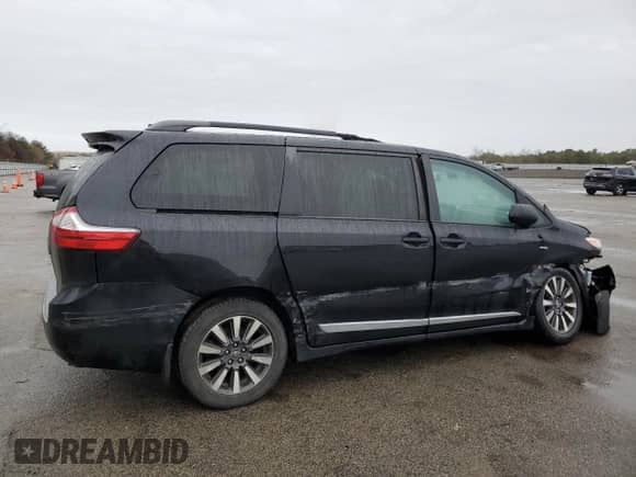 2019 Toyota Sienna LE with VIN 5TDJZ3DC5KS219388, listed as a Copart auction lot 51489465 with 162,353 mi miles and Salvage title. Bid and sale history available at DreamBid. Image 3.