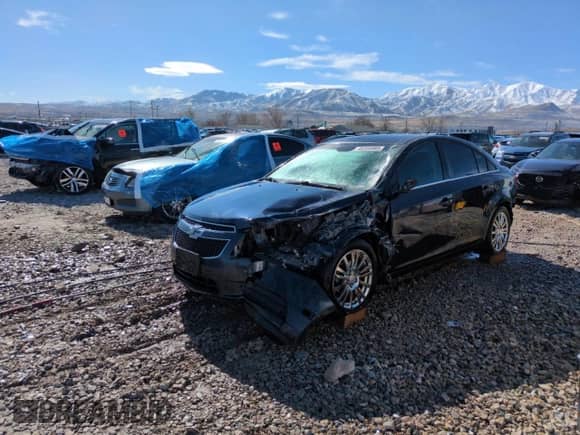 2014 Chevrolet Cruze ECO с VIN 1G1PJ5SB7E7183993, выставлен на аукционе Copart как лот 46354985 с пробегом 176 402 миль миль и Списание • Salvage title. История ставок и продаж доступна на DreamBid. Изображение 1.