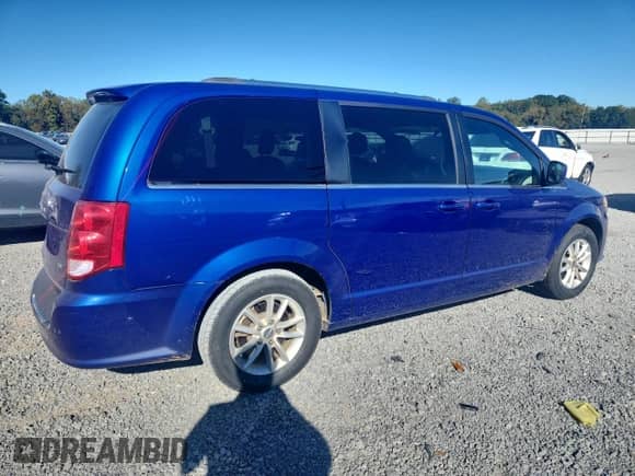 2019 Dodge Grand Caravan SXT with VIN 2C4RDGCGXKR505162, listed as a Copart auction lot 86595895 with 123,677 mi miles and Salvage title. Bid and sale history available at DreamBid. Image 3.