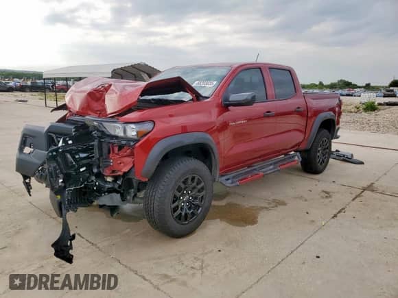 2025 Chevrolet Colorado 4WD Trail Boss с VIN 1GCPTEEK4S1120233, выставлен на аукционе Copart как лот 68203035 с пробегом 9 305 миль миль и Списание • Salvage title. История ставок и продаж доступна на DreamBid. Изображение 1.