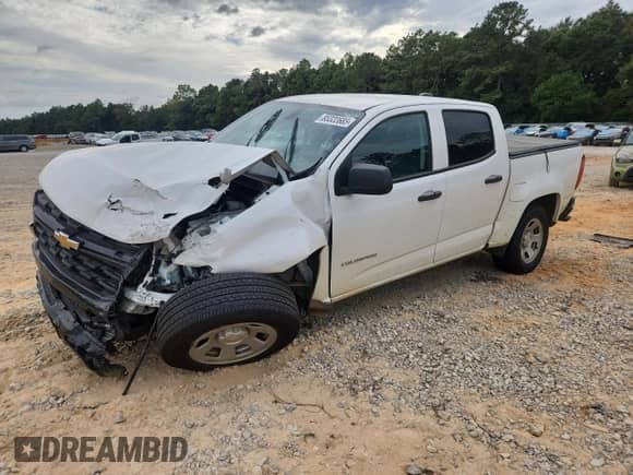 2022 Chevrolet Colorado 2WD Work Truck z VIN 1GCGSBEN8N1316885, wystawiony jako Copart lot #85322685 z przebiegiem 80 830 mil mil oraz Szkoda całkowita • Salvage title. Historia ofert i sprzedaży dostępna na DreamBid. Obrazek 1.