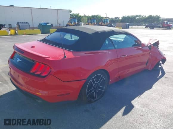 2023 Ford Mustang EcoBoost with VIN 1FATP8UH6P5103725, listed as a IAAI auction lot 41711471 with 43,323 mi miles and . Bid and sale history available at DreamBid. Image 4.