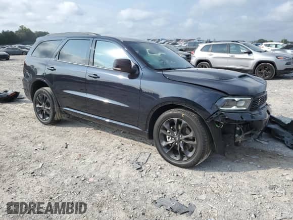 2024 Dodge Durango R/T Plus with VIN 1C4SDJCT7RC140048, listed as a Copart auction lot 69496115 with 11,321 mi miles and Salvage title. Bid and sale history available at DreamBid. Image 4.
