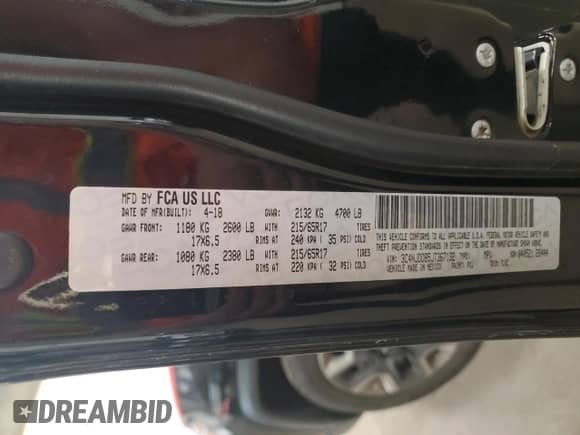 2018 Jeep Compass Trailhawk с VIN 3C4NJDDB5JT367132, выставлен на аукционе Copart как лот 84567535 с пробегом 136 876 миль миль и Списание • Salvage title. История ставок и продаж доступна на DreamBid. Изображение 14.