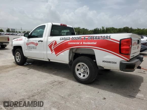 2018 Chevrolet Silverado 1500 Work Truck with VIN 1GCNCNEH9JZ276425, listed as a Copart auction lot 59859135 with 109,619 mi miles and Salvage title. Bid and sale history available at DreamBid. Image 2.