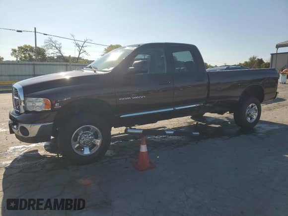 2004 Dodge 2500 SLT with VIN 3D7KU28C04G265757, listed as a Copart auction lot 71958895 with 203,079 mi miles and Salvage title. Bid and sale history available at DreamBid. Image 1.