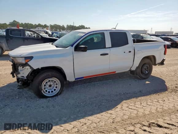 2024 Chevrolet Colorado 2WD Work Truck с VIN 1GCGSBEC4R1296851, выставлен на аукционе Copart как лот 84032765 с пробегом 3 481 миль миль и Списание • Salvage title. История ставок и продаж доступна на DreamBid. Изображение 1.