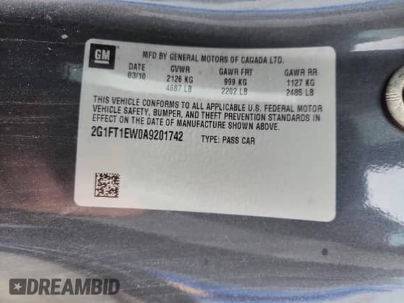 2010 Chevrolet Camaro 2SS with VIN 2G1FT1EW0A9201742, listed as a Copart auction lot 86262675 with 177,394 mi miles and Salvage title. Bid and sale history available at DreamBid. Image 12.