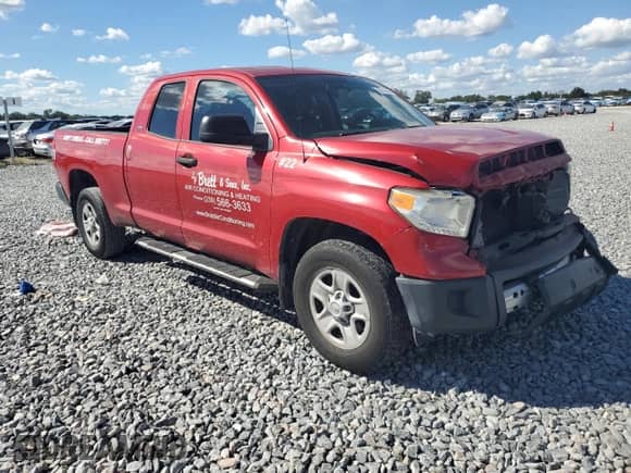 2017 Toyota Tundra SR z VIN 5TFRM5F11HX112088, wystawiony jako Copart lot #87016465 z przebiegiem 99 094 mil mil oraz Szkoda całkowita • Salvage title. Historia ofert i sprzedaży dostępna na DreamBid. Obrazek 4.