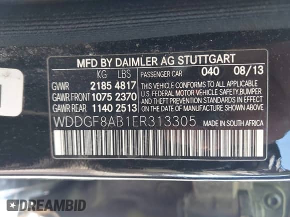 2014 Mercedes-Benz C 300 Sport z VIN WDDGF8AB1ER313305, wystawiony jako IAAI lot #43389334 z przebiegiem 201 724 mil mil oraz . Historia ofert i sprzedaży dostępna na DreamBid. Obrazek 9.