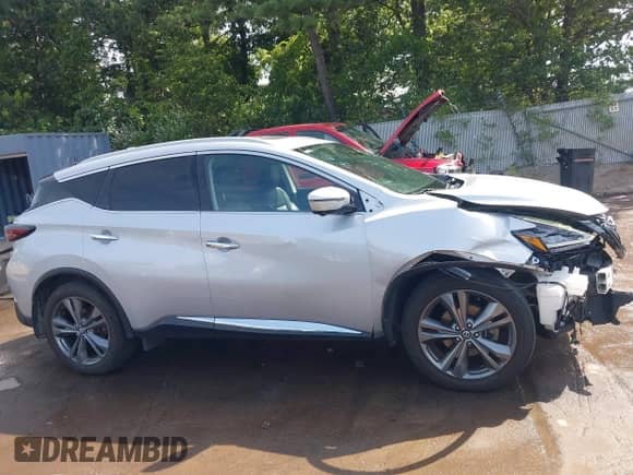 2020 Nissan Murano Platinum with VIN 5N1AZ2DS6LN109213, listed as a IAAI auction lot 43064925 with 63,844 mi miles and . Bid and sale history available at DreamBid. Image 13.