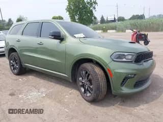 2021 Dodge Durango GT Plus with VIN 1C4RDJDG7MC579078, listed as a IAAI auction lot 42890758 with 91,881 mi miles and . Bid and sale history available at DreamBid. Image 1.
