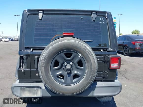 2023 Jeep Wrangler Sport S with VIN 1C4HJXDG7PW617662, listed as a IAAI auction lot 42725503 with Not provided miles and . Bid and sale history available at DreamBid. Image 16.