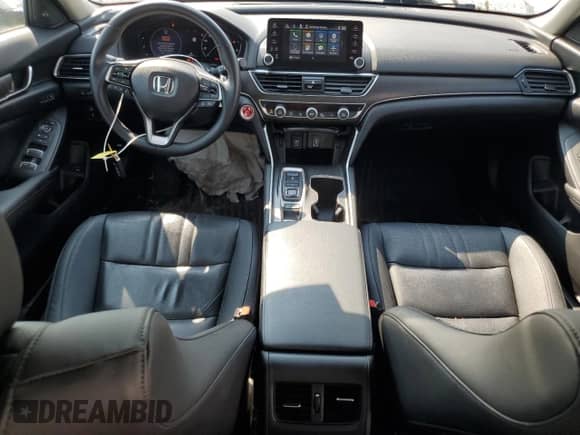 2019 Honda Accord EX-L with VIN 1HGCV2F5XKA020154, listed as a Copart auction lot 59476175 with 57,024 mi miles and Salvage title. Bid and sale history available at DreamBid. Image 8.