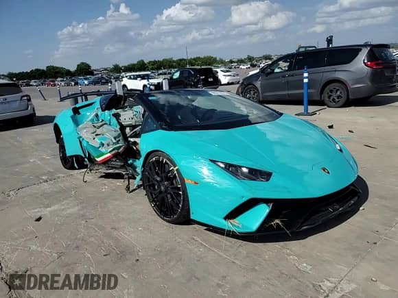 2019 Lamborghini Huracan Performante with VIN ZHWUS4ZF3KLA12102, listed as a Copart auction lot 65319274 with Not provided miles and Salvage title. Bid and sale history available at DreamBid. Image 10.