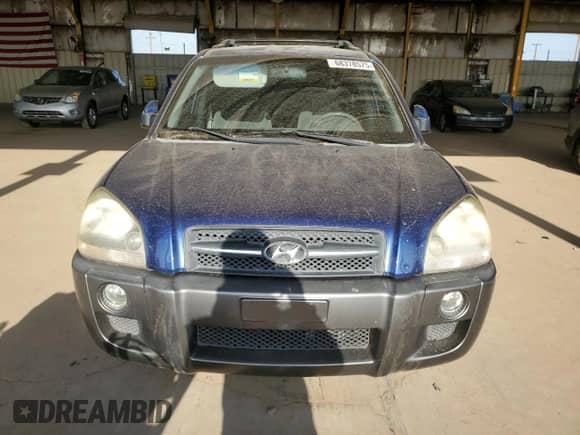 2007 Hyundai Tucson SE with VIN KM8JN12D77U640023, listed as a Copart auction lot 68378575 with 193,625 mi miles and Salvage title. Bid and sale history available at DreamBid. Image 5.