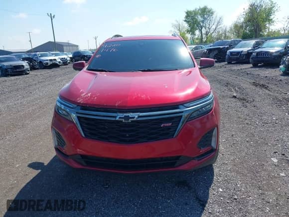 2023 Chevrolet Equinox RS с VIN 3GNAXMEG1PS132644, выставлен на аукционе IAAI как лот 42201476 с пробегом 49 657 миль миль и . История ставок и продаж доступна на DreamBid. Изображение 12.