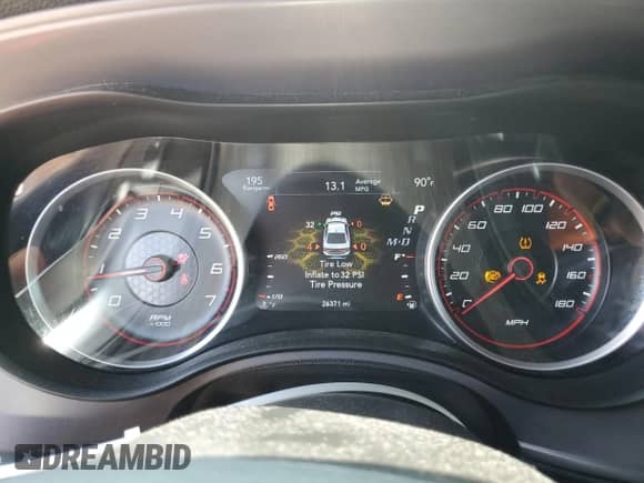 2023 Dodge Charger Scat Pack with VIN 2C3CDXGJ5PH612679, listed as a Copart auction lot 67825235 with 26,371 mi miles and Salvage title. Bid and sale history available at DreamBid. Image 9.