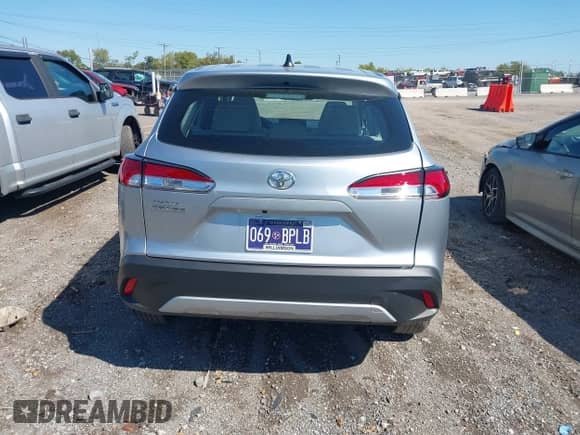 2025 Toyota Corolla Cross L with VIN 7MUAAAAG1SV125551, listed as a IAAI auction lot 43149022 with 4,872 mi miles and . Bid and sale history available at DreamBid. Image 16.