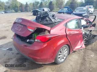 2016 Hyundai Elantra SE with VIN 5NPDH4AEXGH708524, listed as a IAAI auction lot 43324666 with Not provided miles and . Bid and sale history available at DreamBid. Image 4.