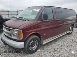 1999 Chevrolet Express z VIN 1GAHG39R5X1151916, wystawiony jako Copart lot #79770974 z przebiegiem 132 965 mil mil oraz Szkoda całkowita • Salvage title. Historia ofert i sprzedaży dostępna na DreamBid. Obrazek 1.