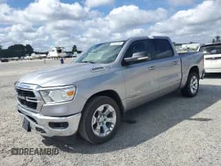 2021 Ram 1500 Big Horn z VIN 1C6RREFG3MN503441, wystawiony jako Copart lot #74423164 z przebiegiem Nie podano mil oraz Szkoda całkowita • Salvage title. Historia ofert i sprzedaży dostępna na DreamBid. Obrazek 1.