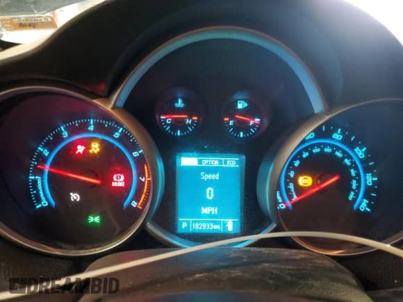 2015 Chevrolet Cruze ECO с VIN 1G1PH5SBXF7118665, выставлен на аукционе Copart как лот 59399835 с пробегом 182 933 миль миль и Списание • Salvage title. История ставок и продаж доступна на DreamBid. Изображение 9.
