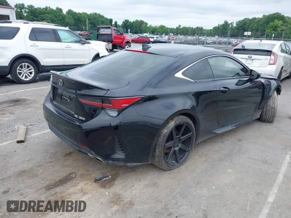 2022 Lexus RC 350 z VIN JTHDZ5BC3N5026483, wystawiony jako IAAI lot #42361490 z przebiegiem 16 243 mil mil oraz . Historia ofert i sprzedaży dostępna na DreamBid. Obrazek 4.