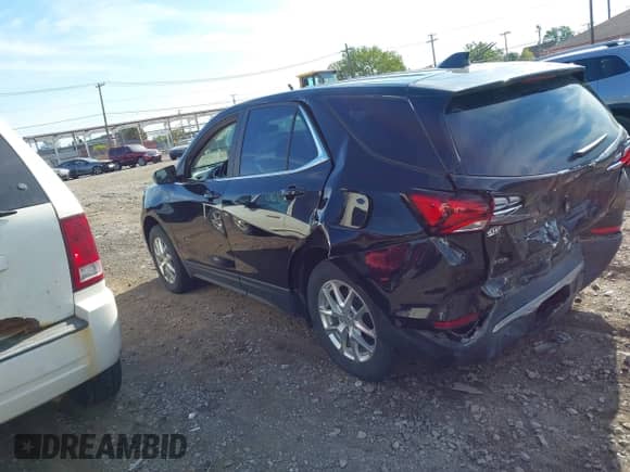 2022 Chevrolet Equinox LT with VIN 3GNAXUEV5NL221977, listed as a IAAI auction lot 43185888 with 40,713 mi miles and . Bid and sale history available at DreamBid. Image 3.