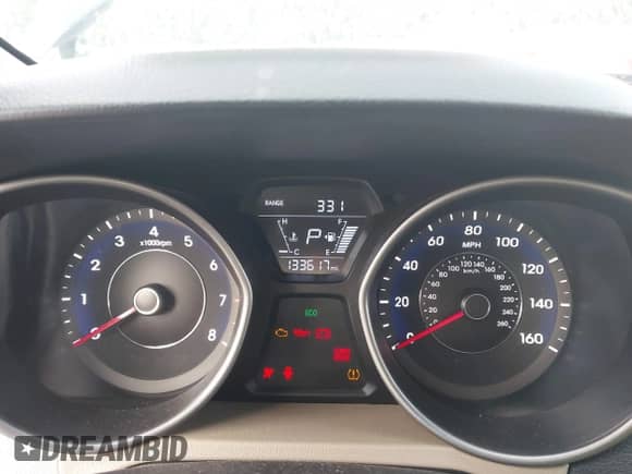 2016 Hyundai Elantra SE with VIN 5NPDH4AE9GH671403, listed as a IAAI auction lot 43408524 with 133,617 mi miles and . Bid and sale history available at DreamBid. Image 7.