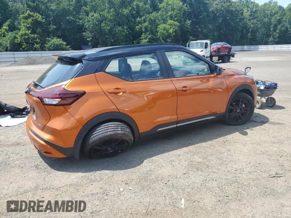 2023 Nissan Kicks SR with VIN 3N1CP5DV0PL491584, listed as a Copart auction lot 66767235 with 26,162 mi miles and Salvage title. Bid and sale history available at DreamBid. Image 3.
