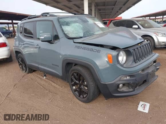 2017 Jeep Renegade Latitude z VIN ZACCJABBXHPG00433, wystawiony jako IAAI lot #41913750 z przebiegiem 68 883 mil mil oraz . Historia ofert i sprzedaży dostępna na DreamBid. Obrazek 1.