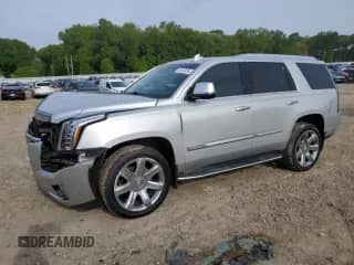 2018 Cadillac Escalade Luxury with VIN 1GYS3BKJ0JR372219, listed as a Copart auction lot 54104855 with 69,347 mi miles and Salvage title. Bid and sale history available at DreamBid. Image 1.