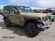 2025 Jeep Wrangler Sport с VIN 1C4PJXAN9SW561778, выставлен на аукционе Copart как лот 65634215 с пробегом 3 230 миль миль и Списание • Salvage title. История ставок и продаж доступна на DreamBid. Изображение 4.