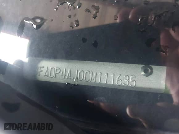 2012 Ford Fiesta S с VIN 3FADP4AJ0CM111635, выставлен на аукционе IAAI как лот 43046530 с пробегом 183 187 миль миль и . История ставок и продаж доступна на DreamBid. Изображение 9.