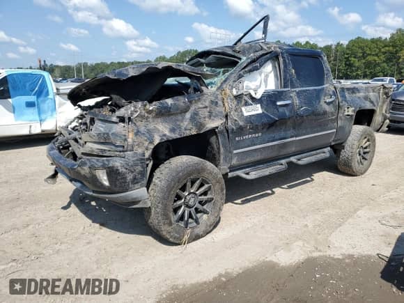 2017 Chevrolet Silverado 1500 LTZ with VIN 3GCUKSEC0HG110015, listed as a Copart auction lot 80204005 with Not provided miles and Salvage title. Bid and sale history available at DreamBid. Image 1.