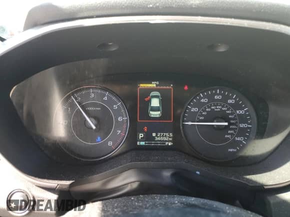 2018 Subaru Impreza Premium with VIN 4S3GTAD65J3713387, listed as a Copart auction lot 48883305 with 34,692 mi miles and Salvage title. Bid and sale history available at DreamBid. Image 9.